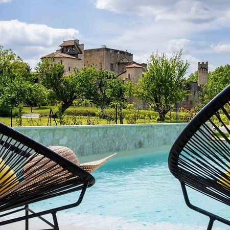 Logis L'Auberge De Larressingle Esterno foto